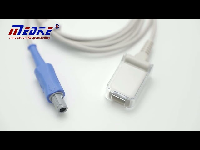 cabo livre 2.2m do adaptador Spo2 do látex do conector 5pin para Biolight M12/M6